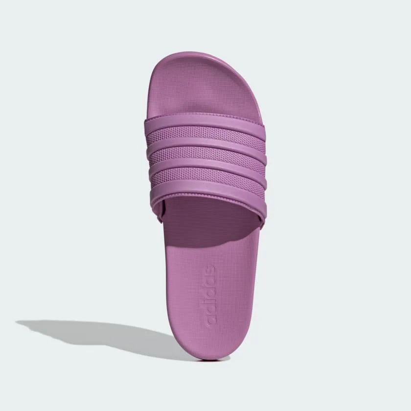 ADIDAS WOMEN'S ADILETTE COMFORT PURPLE SLIDES