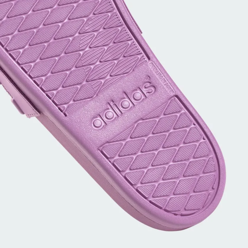 ADIDAS WOMEN'S ADILETTE COMFORT PURPLE SLIDES