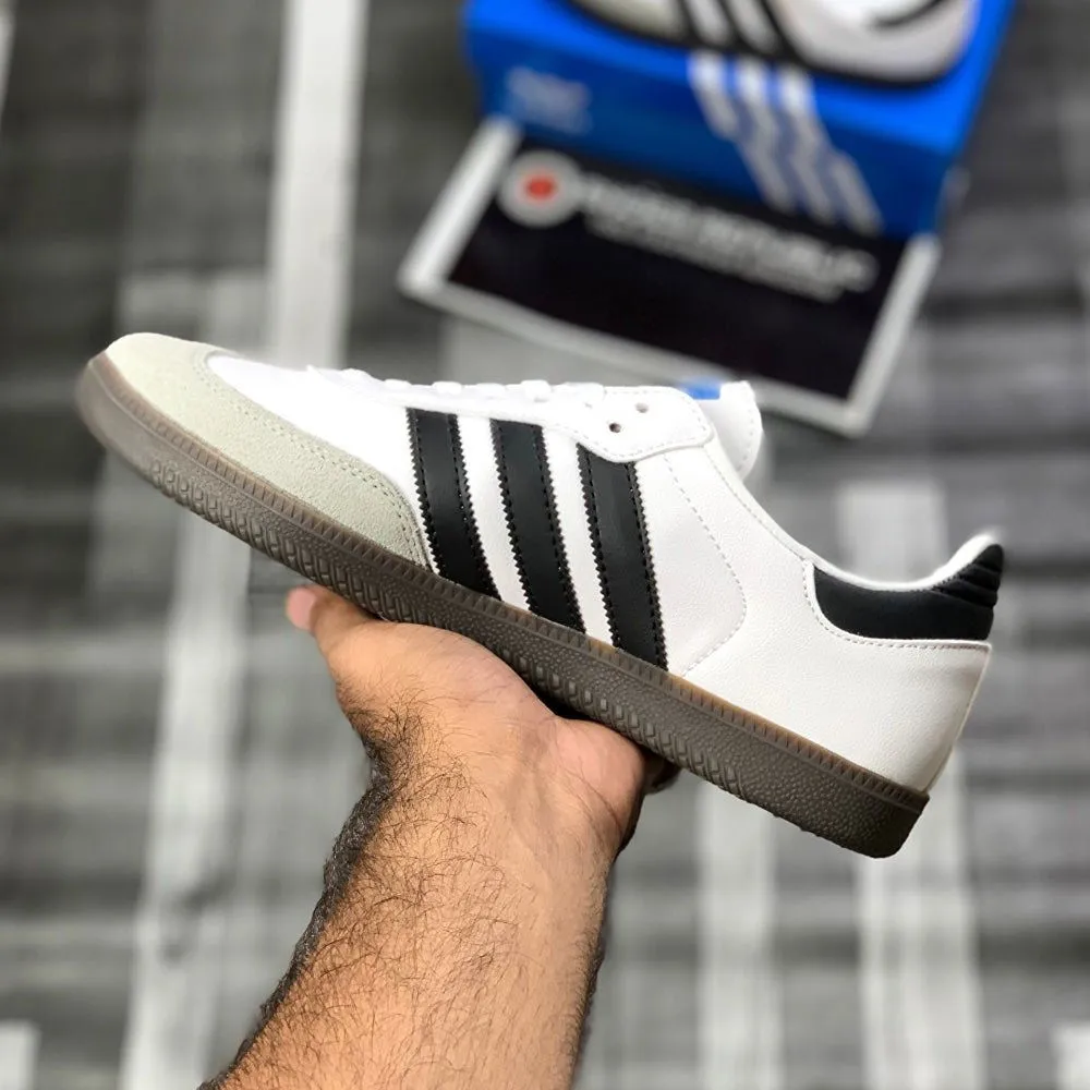 Adii Samba (White Black)