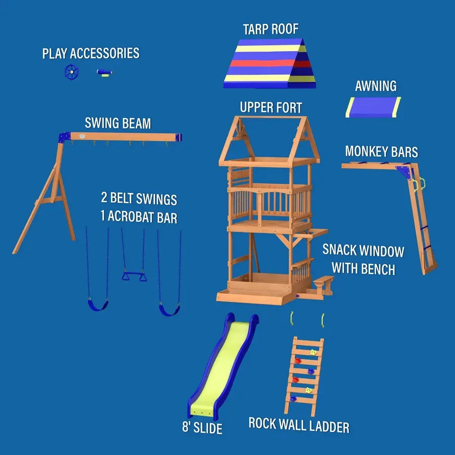 Backyard Discovery Beach Front Swing Set