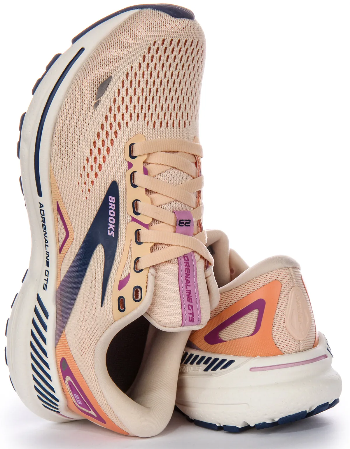 Brooks Adrenaline Gts In Peach | Medium Fit