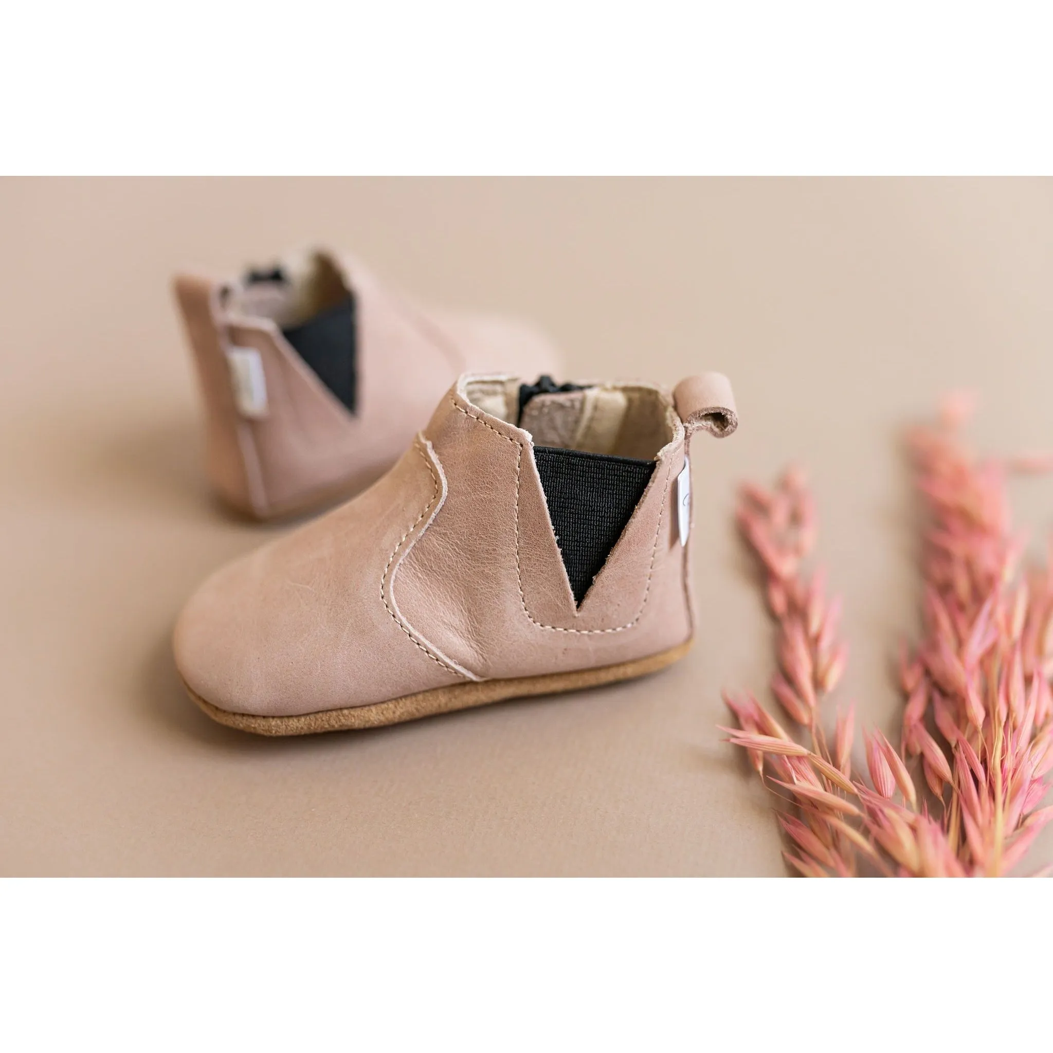 Chelsea Boot with Anti-Slip Sole - Blush