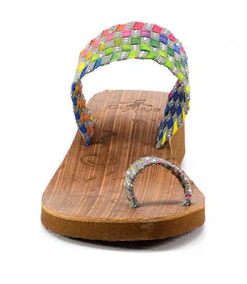 Corkys Women's Toasty Sandal | Bright Multi 40-3118