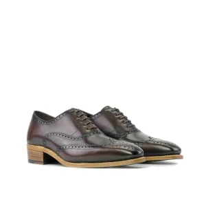 Dark Brown Wingtip Brogue Shoes