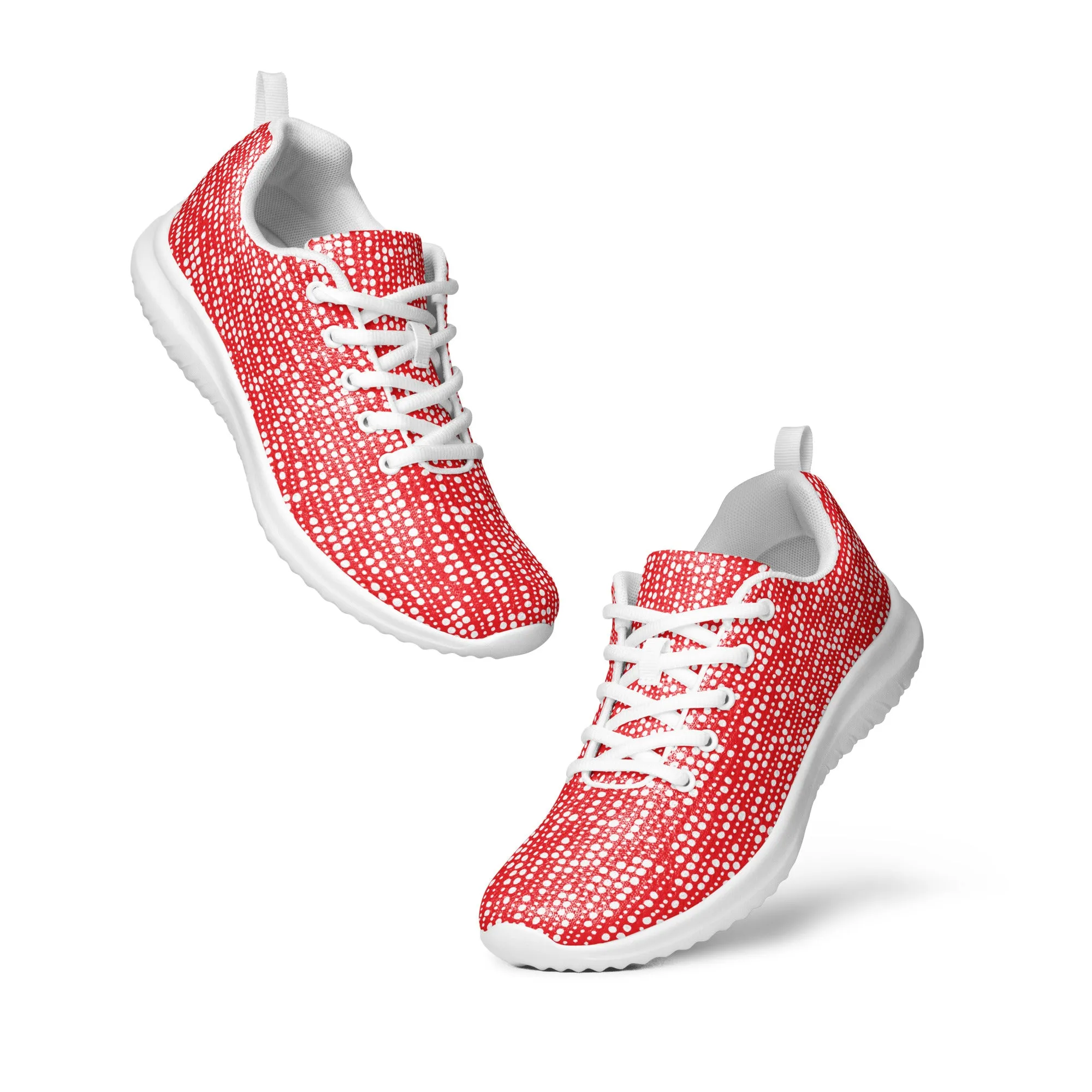 DASH Code Red Athletic Shoes Lightweight Breathable Design by IOBI Original Apparel