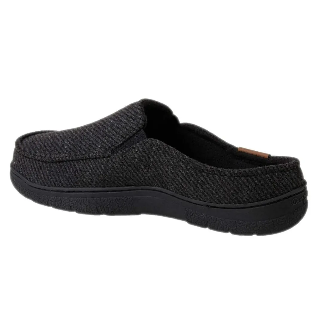 Dearfoams Men's Slip-On Clog Black