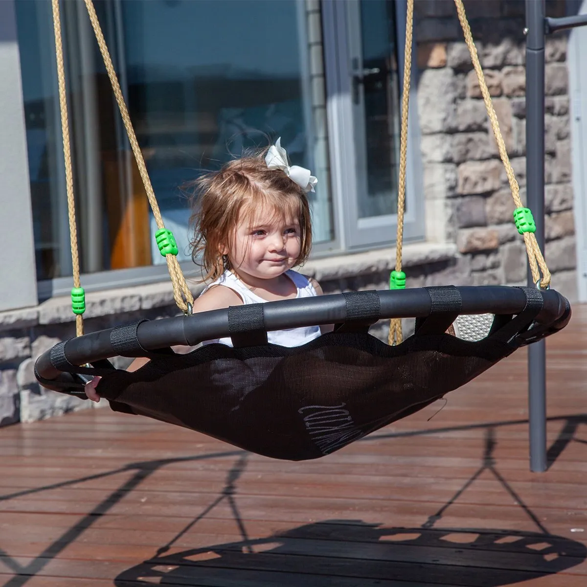 Dynamic Sports Fennic Fox Nest Metal  Swing Set