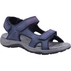 Freshford Recycled Sandals Navy/Berry