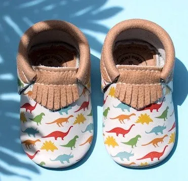 Freshly Picked Dinos City Soft Sole Moccasins