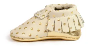 Freshly Picked Heirloom Soft Sole Moccasins - Cream