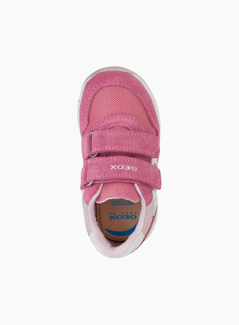 Geox Alben Baby Trainers in Dark Pink