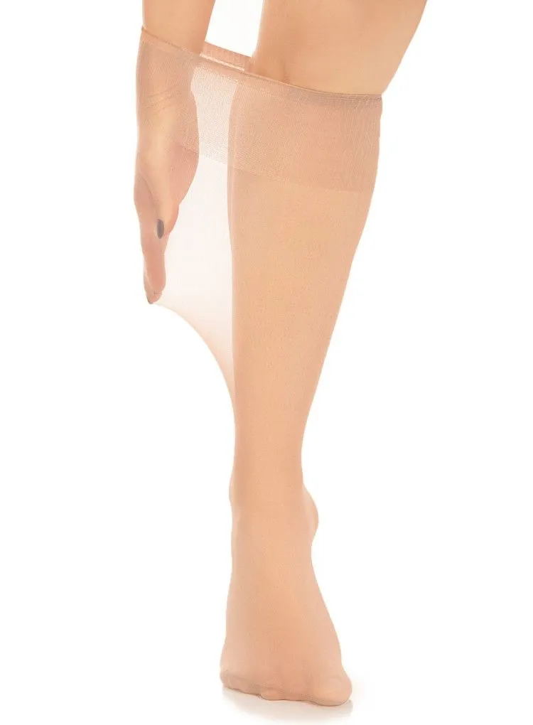 Glamory Curvy Plus Size FIT 20 Knee High Stockings (Extra Wide) 50142