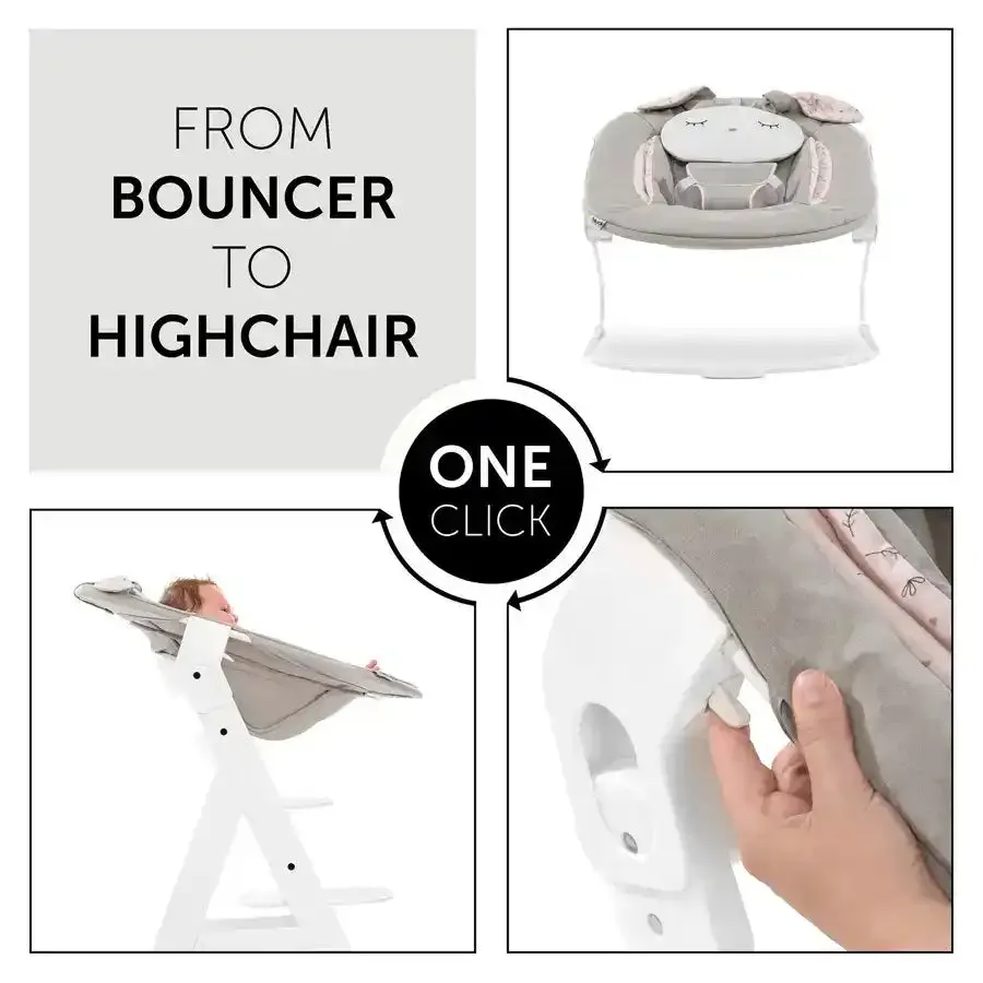 Hauck Bouncers Alpha Bouncer 2 In 1 (Beige Bloom)