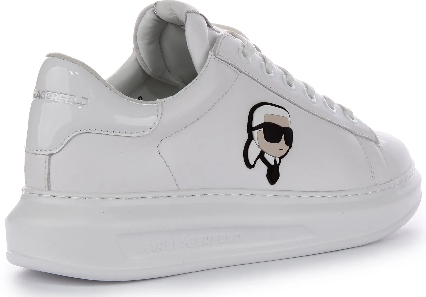 Karl Lagerfeld Kapri NFT Lo In White Leather For Men