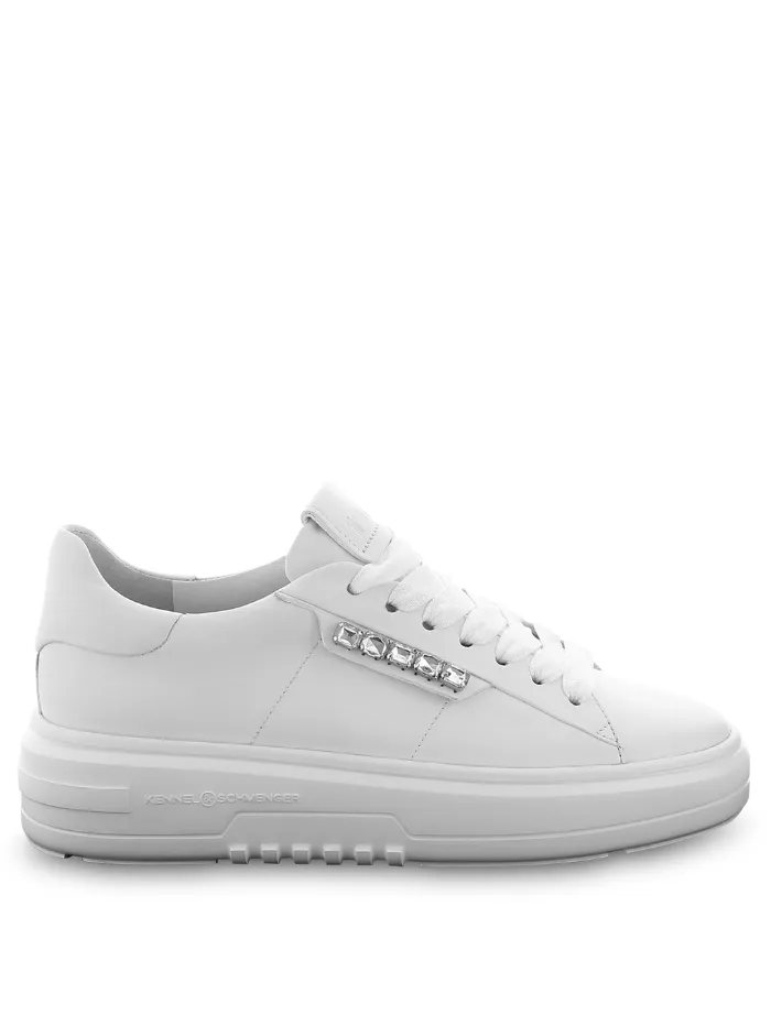 Kennel & Schmenger TURN White Trainers With Crystals 31-18570-627 Col 001