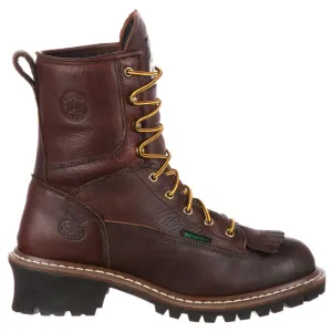 Logger Steel Toe EH Waterproof Lace Up Boots