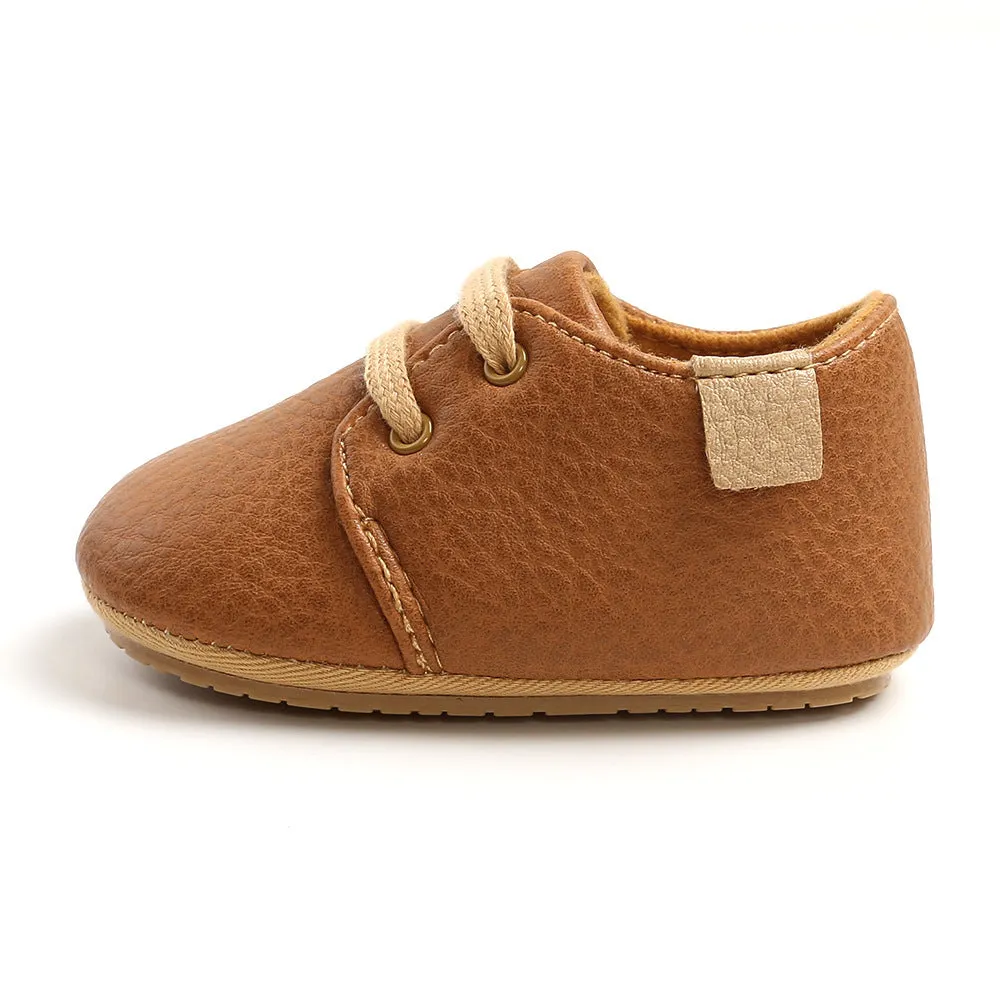 Luxury Soft Leather Baby Moccasins Shoes Newborn