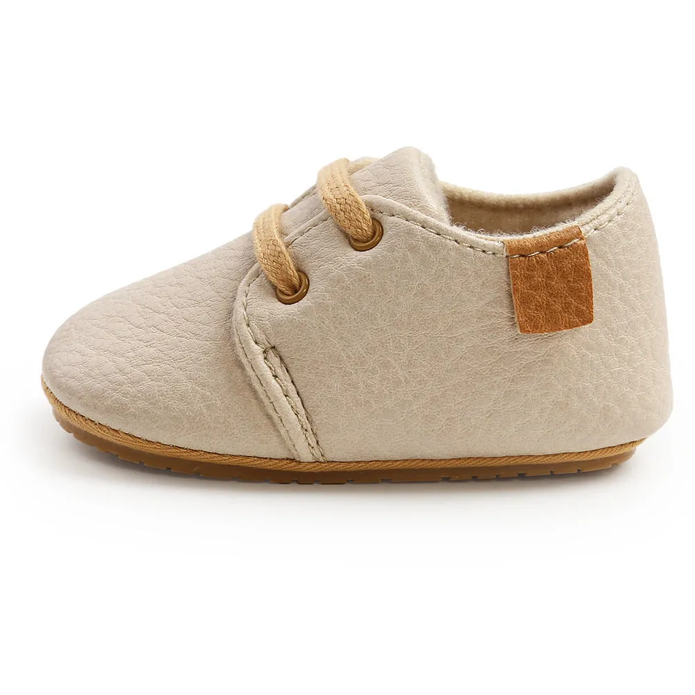 Luxury Soft Leather Baby Moccasins Shoes Newborn