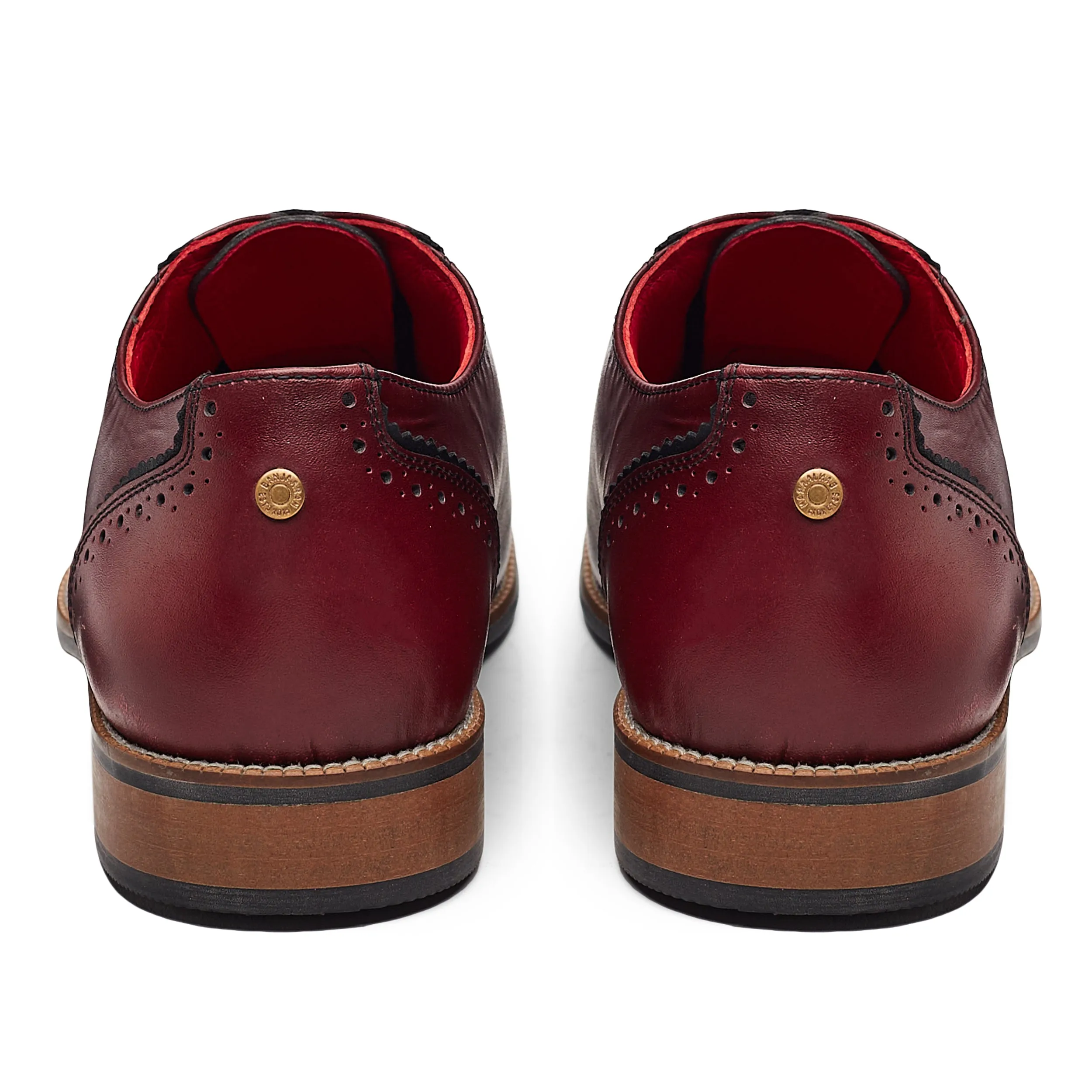 Maharaja Brogues Men – Oxblood