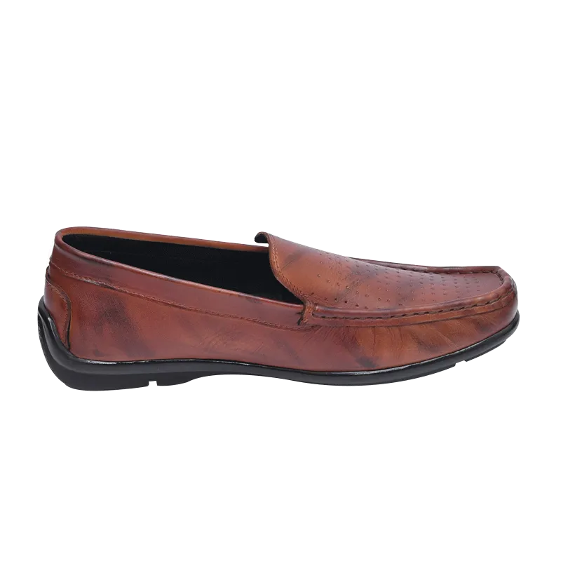 Men Moccasin Patina Color