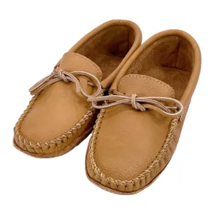 Men's Soft Sole Leather Moccasins Cork