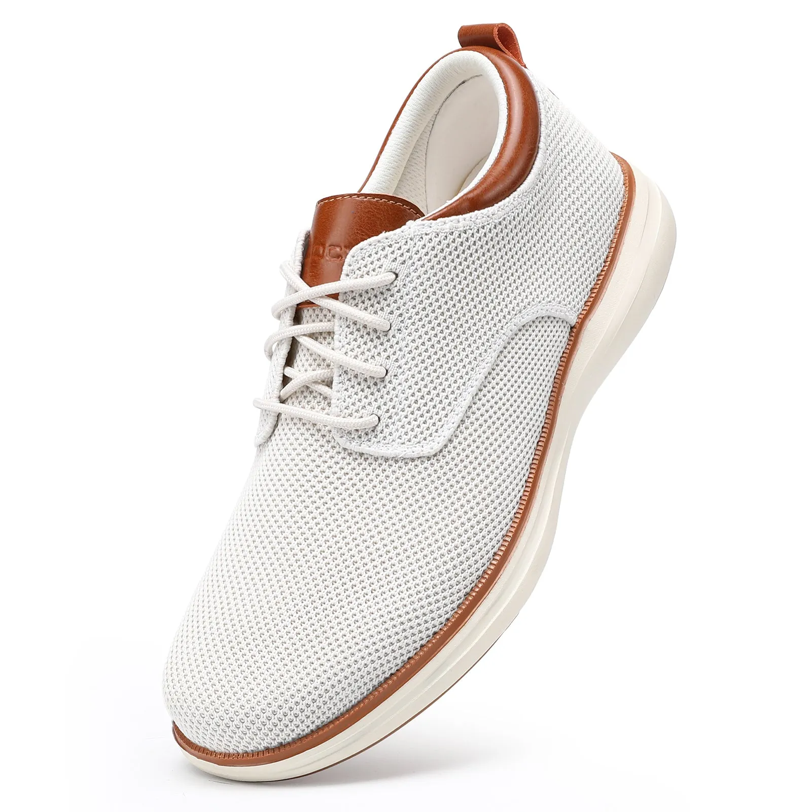 Men's Wide Oxfords Casual Dress  Business Shoes Fashion Sneakers Mesh Lightweight Comfortable Walking Shoes