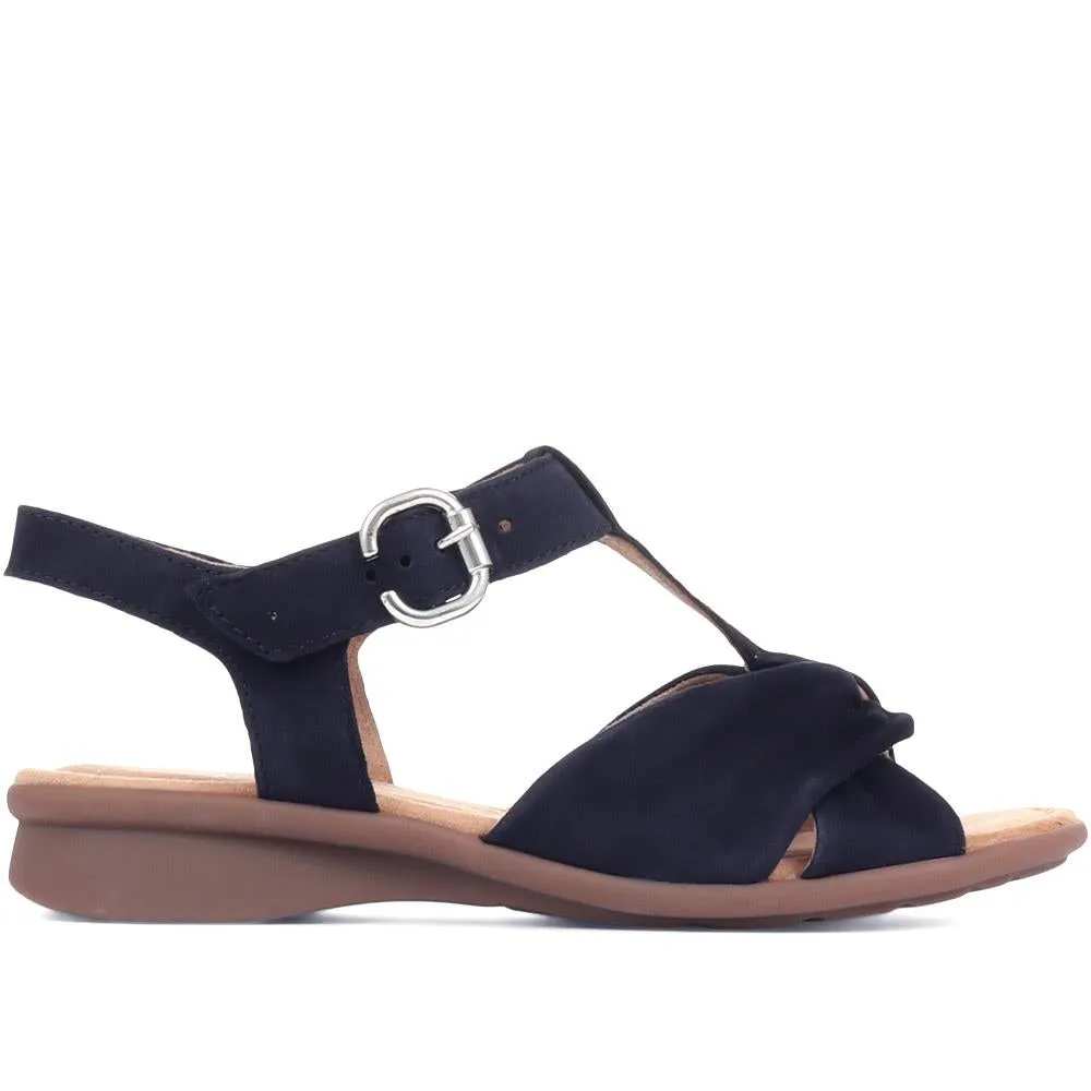 Millie Flat Leather Sandals - GAB35503 / 321 586