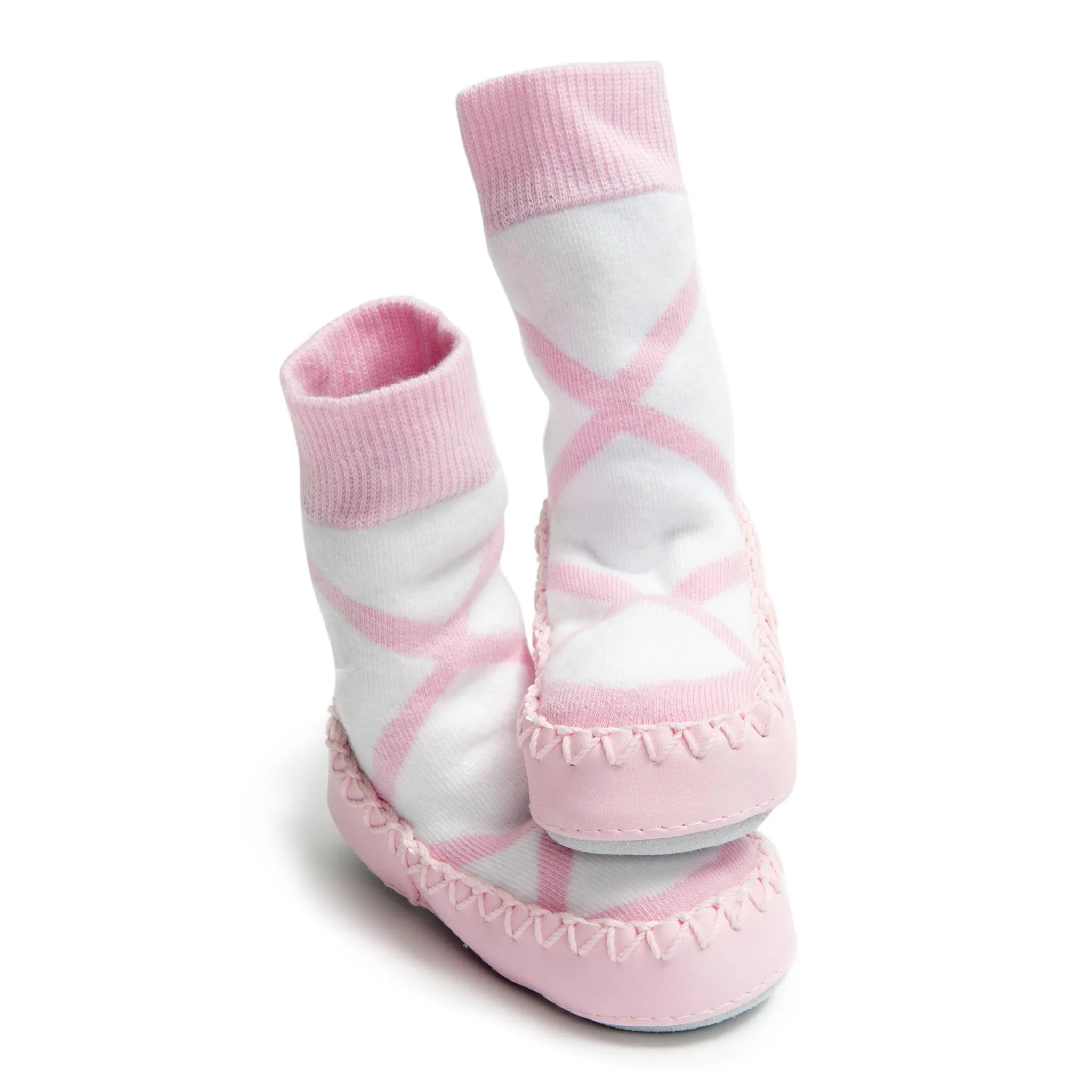 Mocc Ons Slipper Socks (Ballerina)