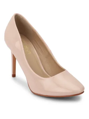 Nude Patent Micro Pump Stilettos