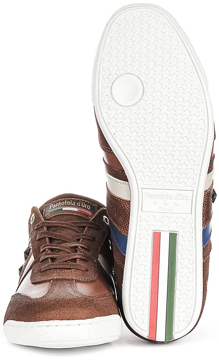 Pantofola D'Oro Imola L Stars In Brown Blue For Men