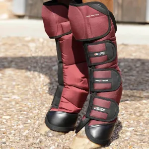 Premier Equine Knee Pro-Tech Travel Boots - Burgundy