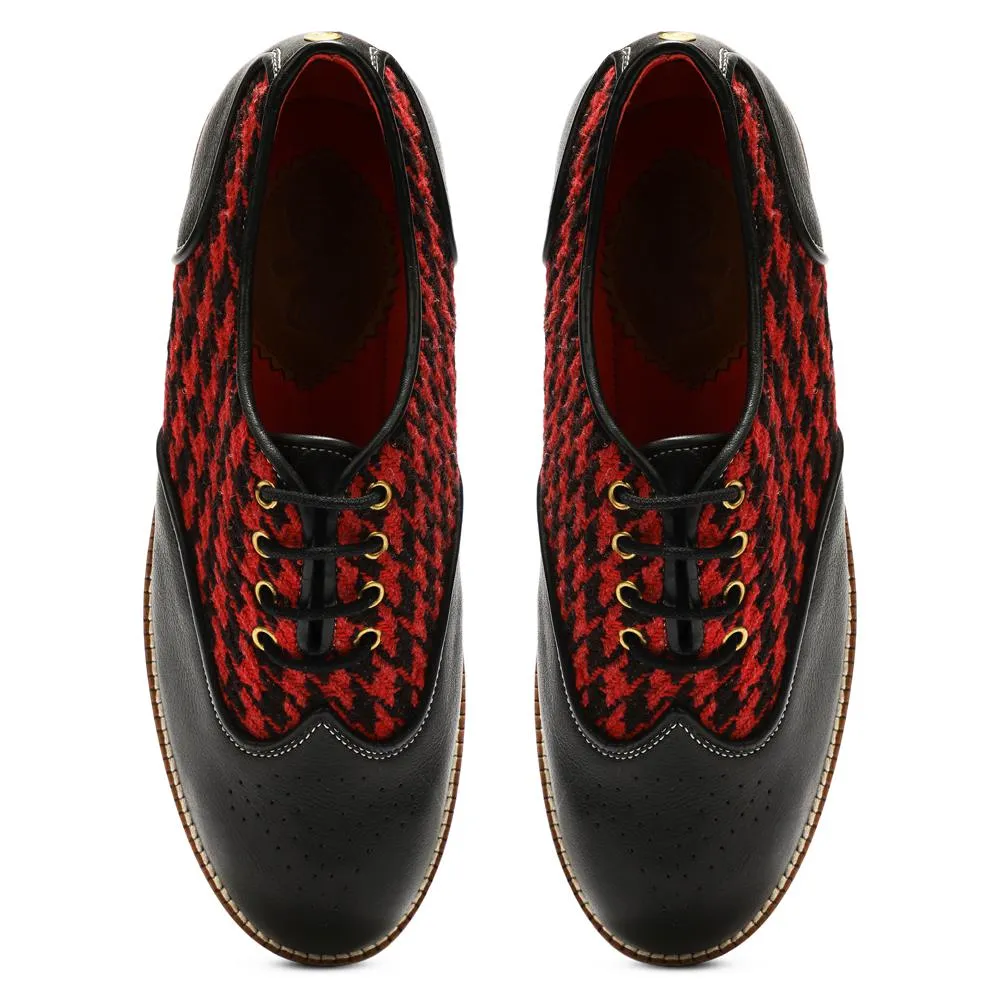 Red Houndstoth Brogues_ for Women (discontinued)