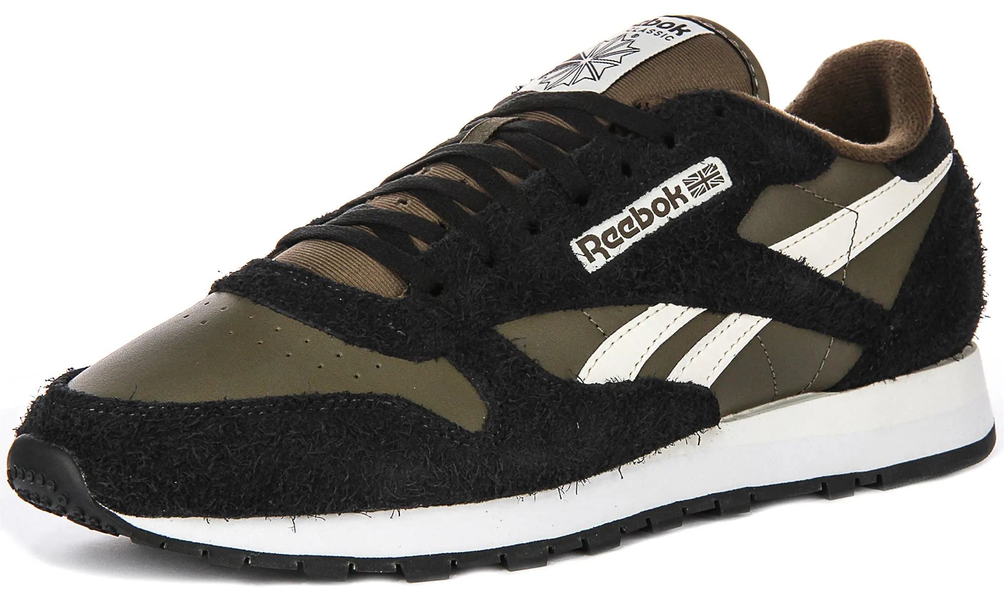 Reebok Classic Leather In Black Olive