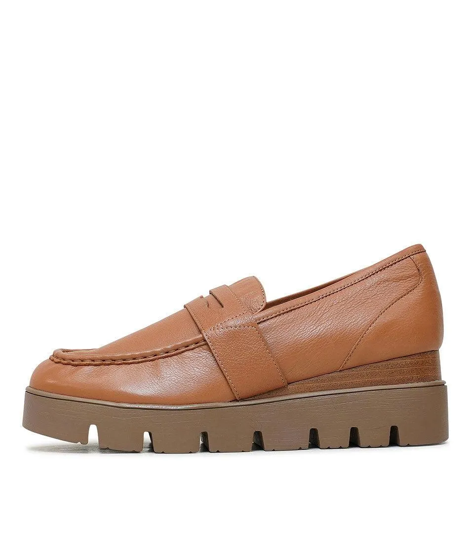 Remmi Scotch Leather Wedge Loafers