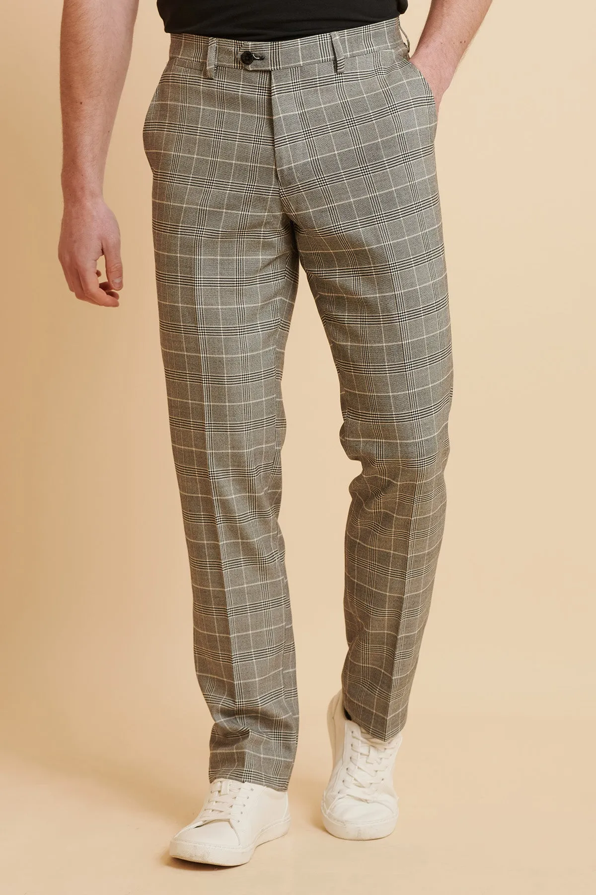 ROSS - Grey Check Two Piece Suit