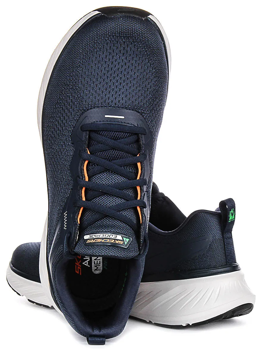 Skechers Edgeride Exxo In Navy Orange For Men