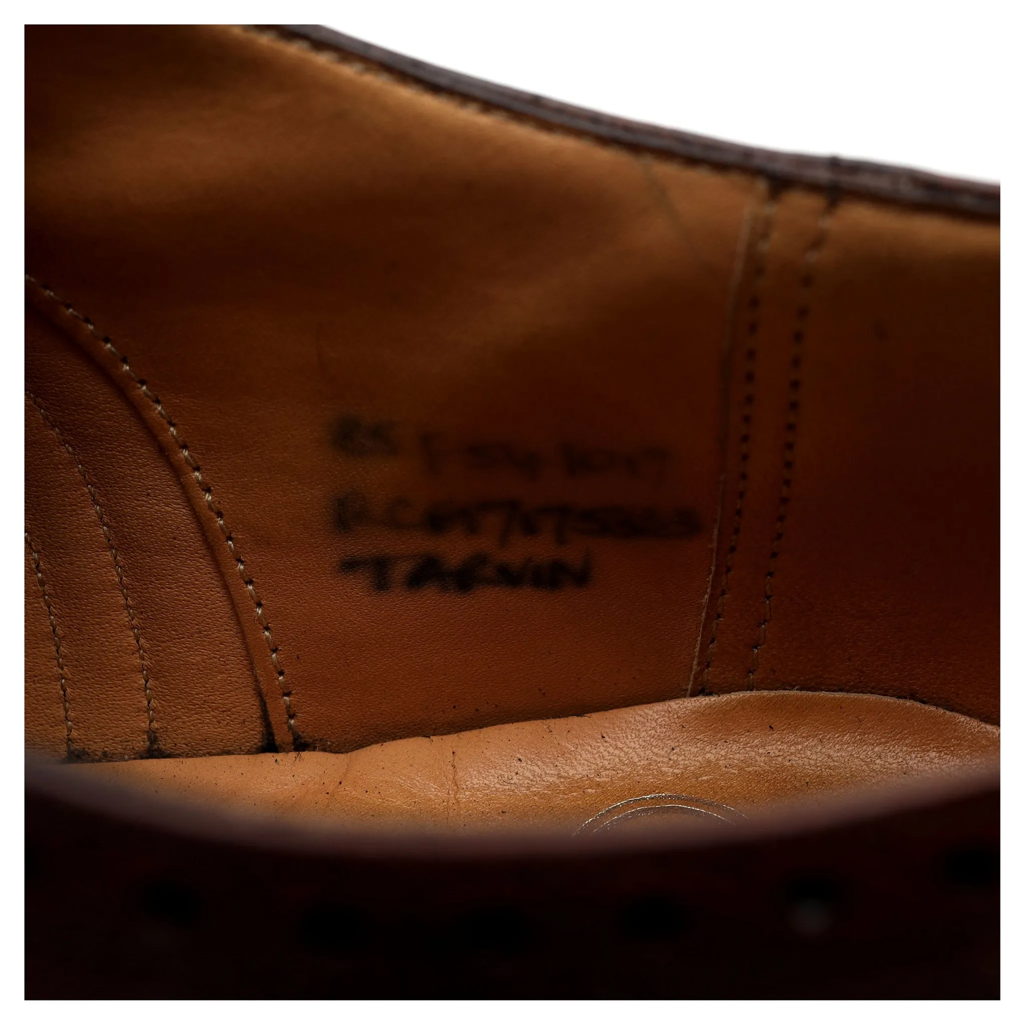 'Tarvin' Brown Leather Oxford Brogues UK 8.5 F