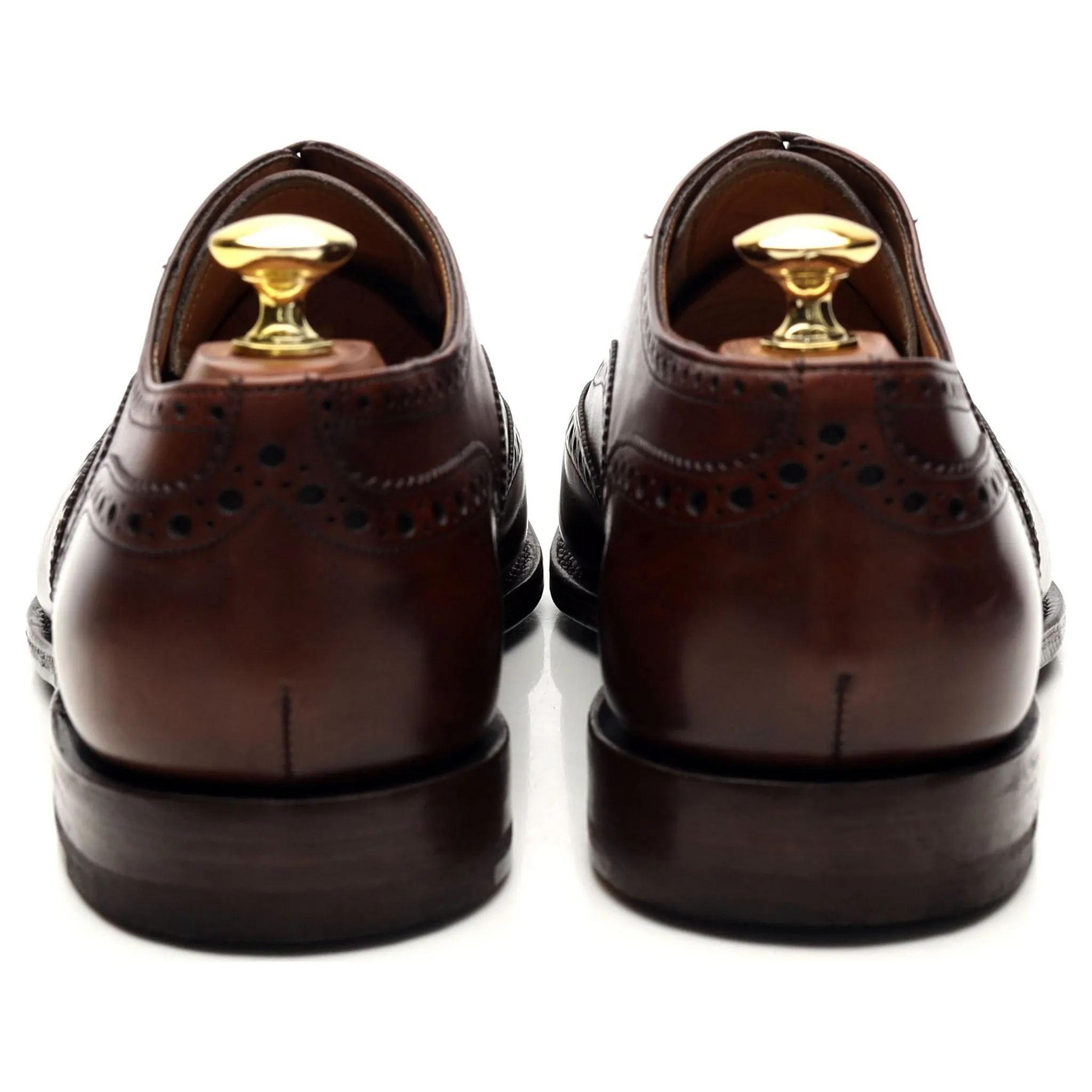 'Tarvin' Brown Leather Oxford Brogues UK 8.5 F