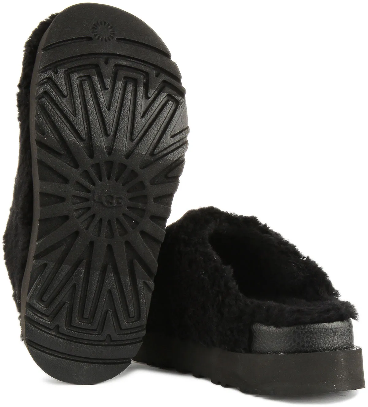 Ugg Australia Fuzz Sugar In Black For Women