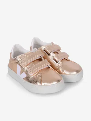 Veja Girls Chromefree Leather Esplar Trainers