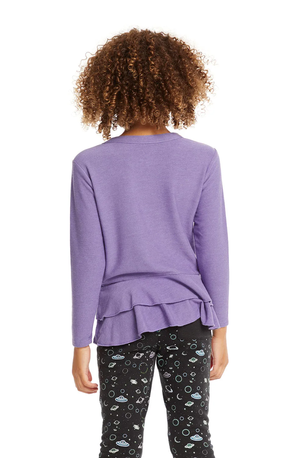 Veronica Purple Long Sleeve Tee