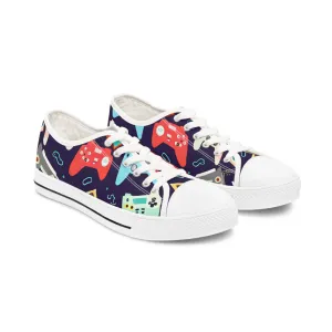 Video Game Controller Women's Low Top Sneakers